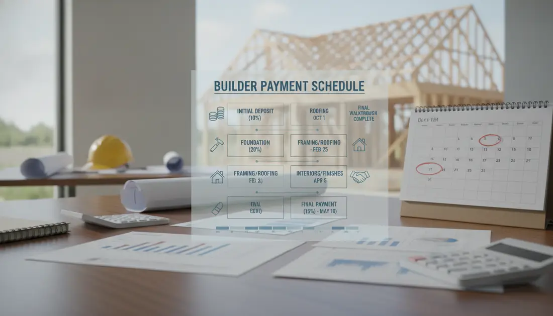 Builder payment schedule