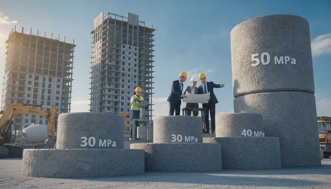 Concrete strength grades mpa