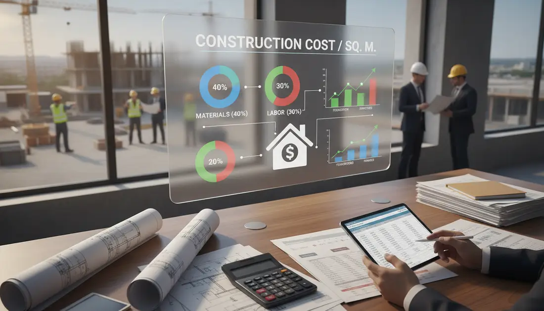 Construction cost per square metre