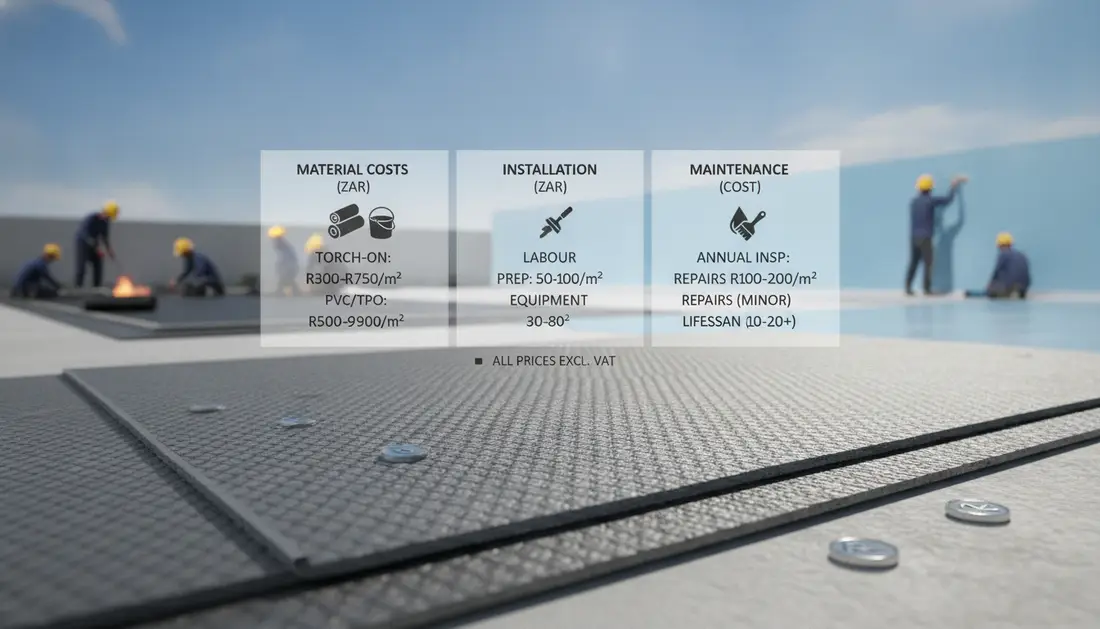 Cost factors membrane — Torch-On vs Liquid Waterproofing