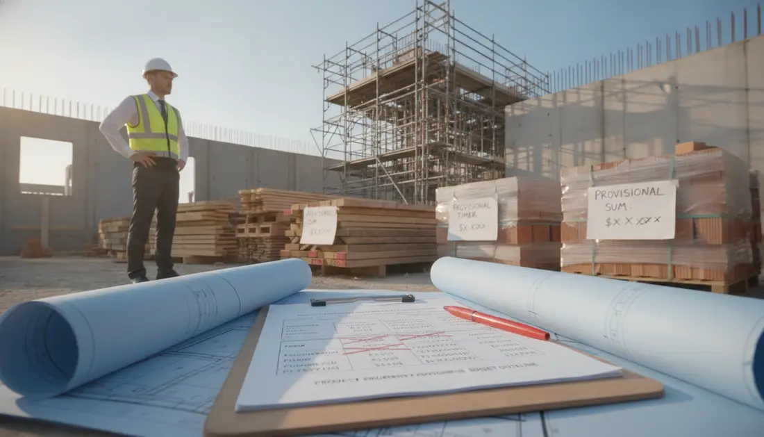 Cost provisional — Provisional Sums in Building Quotes