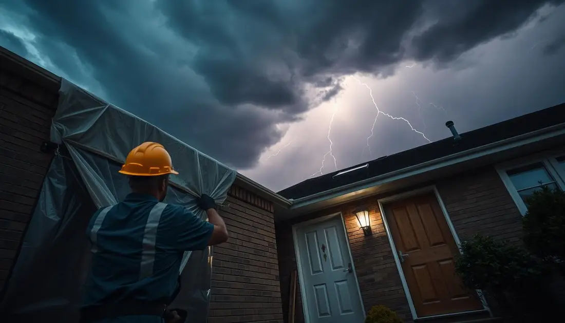 Emergency weatherproofing — When a Building Project Goes Wrong