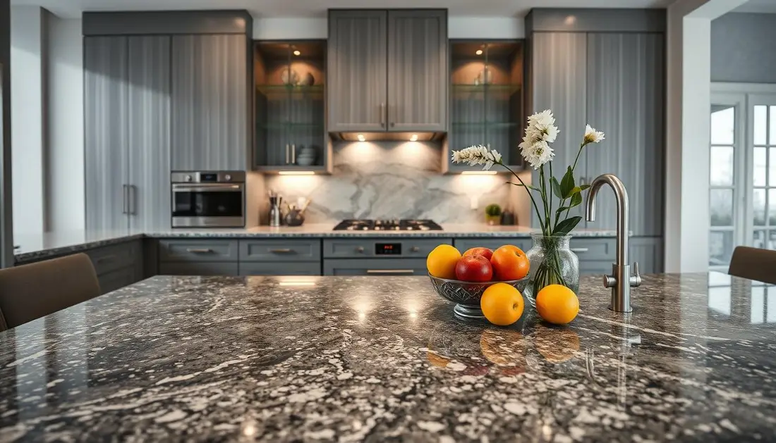 Granite quartz kitchen — Countertop Materials Compared
