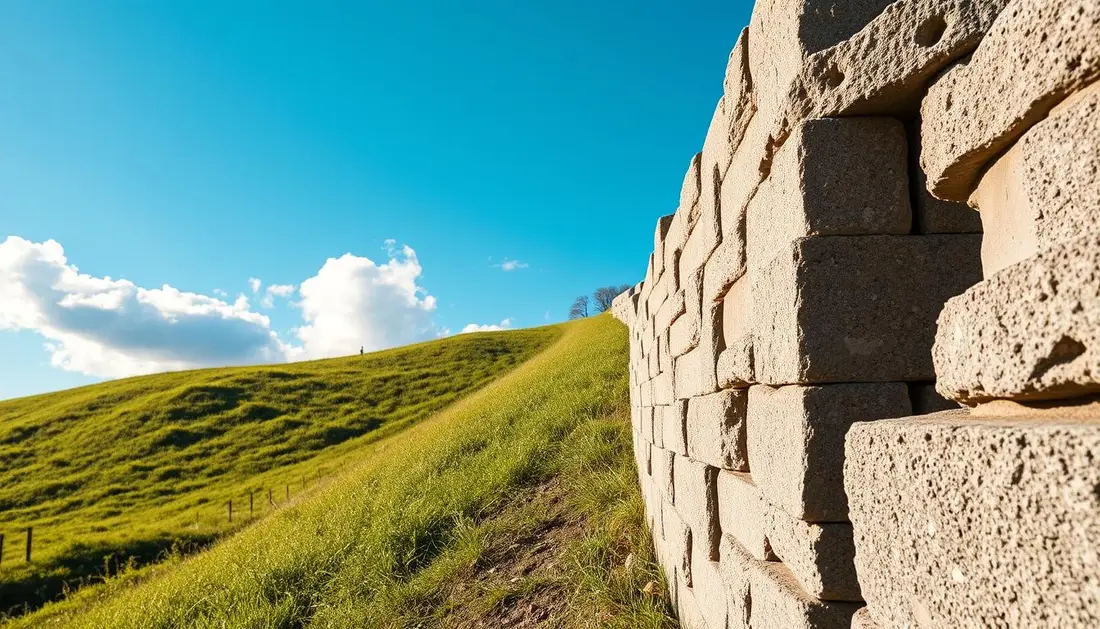 Gravity retaining wall