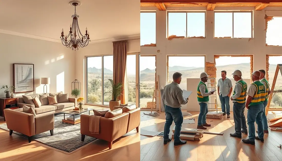 Home renovation costs South Africa