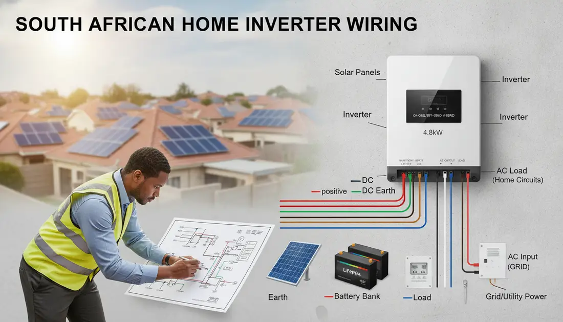 Inverter wiring requirements — Wiring for Inverters and Solar — Understanding Inverter Wiring Requirements for South African Homes