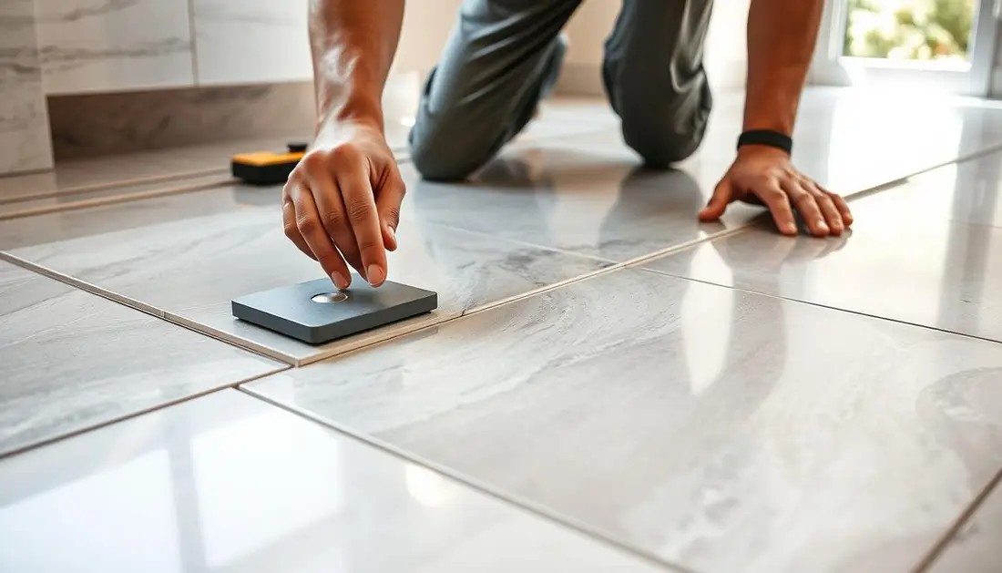 Lippage prevention with levelling spacers