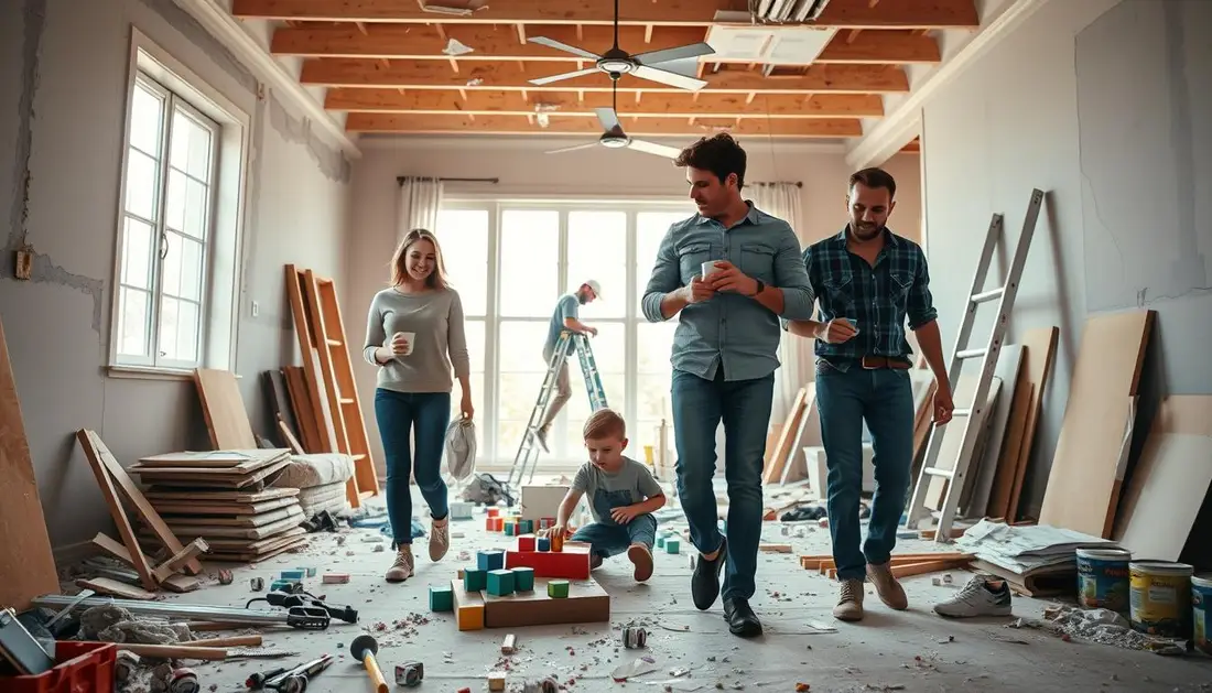 Living through a renovation — Living at Home During a Renovation