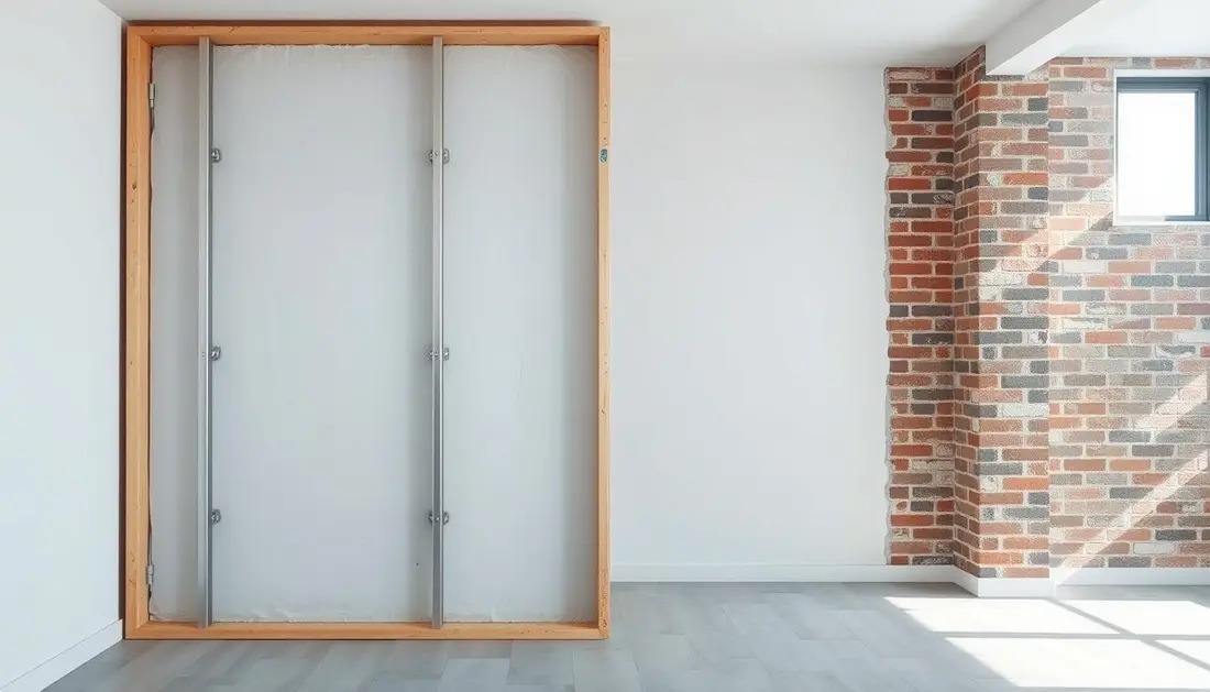 Material composition interior — Drywall vs Brick for Internal Walls