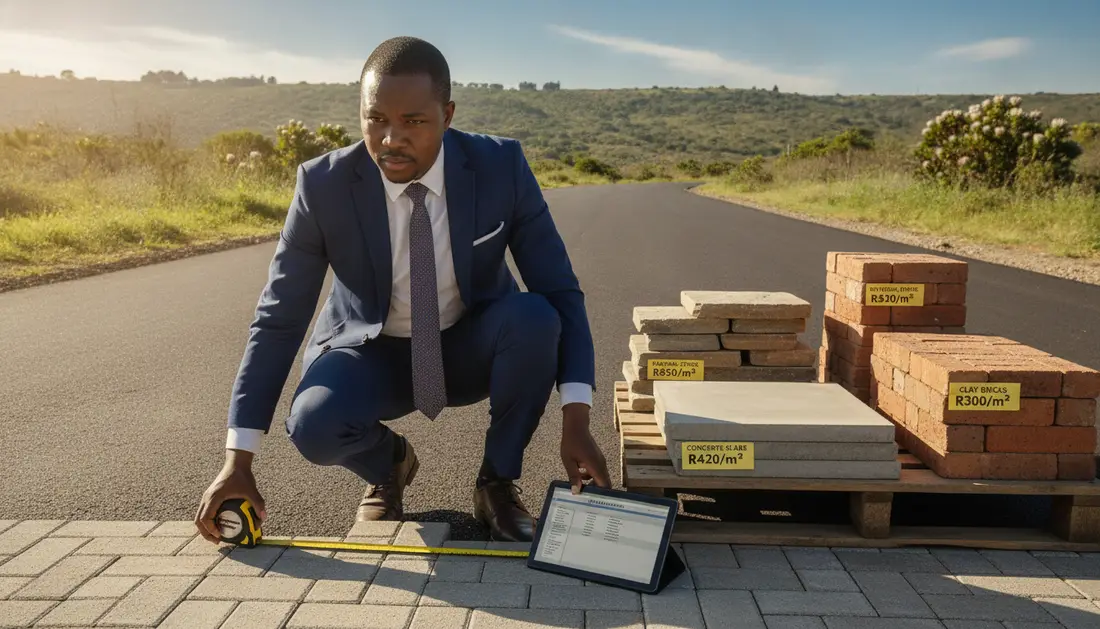 Paving cost per square metre South Africa