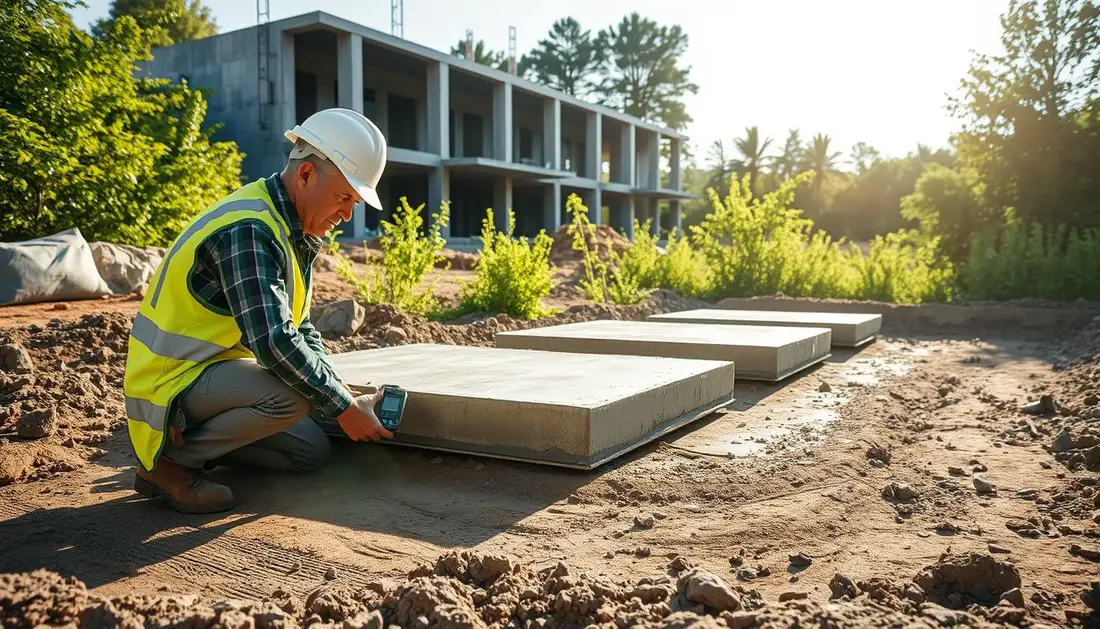 Per square metre concrete curing