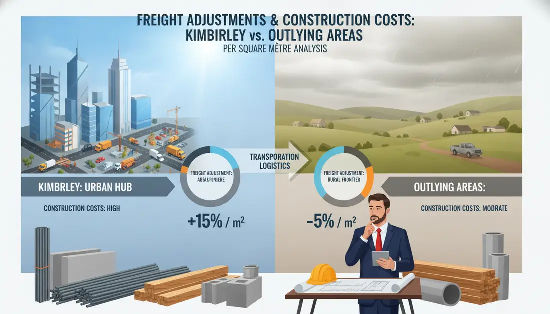 Per square metre Kimberley freight adjustments