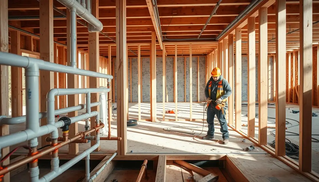 Rough-in plumbing — The Plumbing Rough-In Stage Explained — The Role of Rough-In Plumbing in Construction Sequences