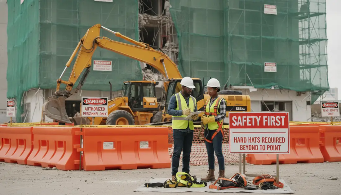 Site operations safety — Demolition Permits and Neighbour Rules
