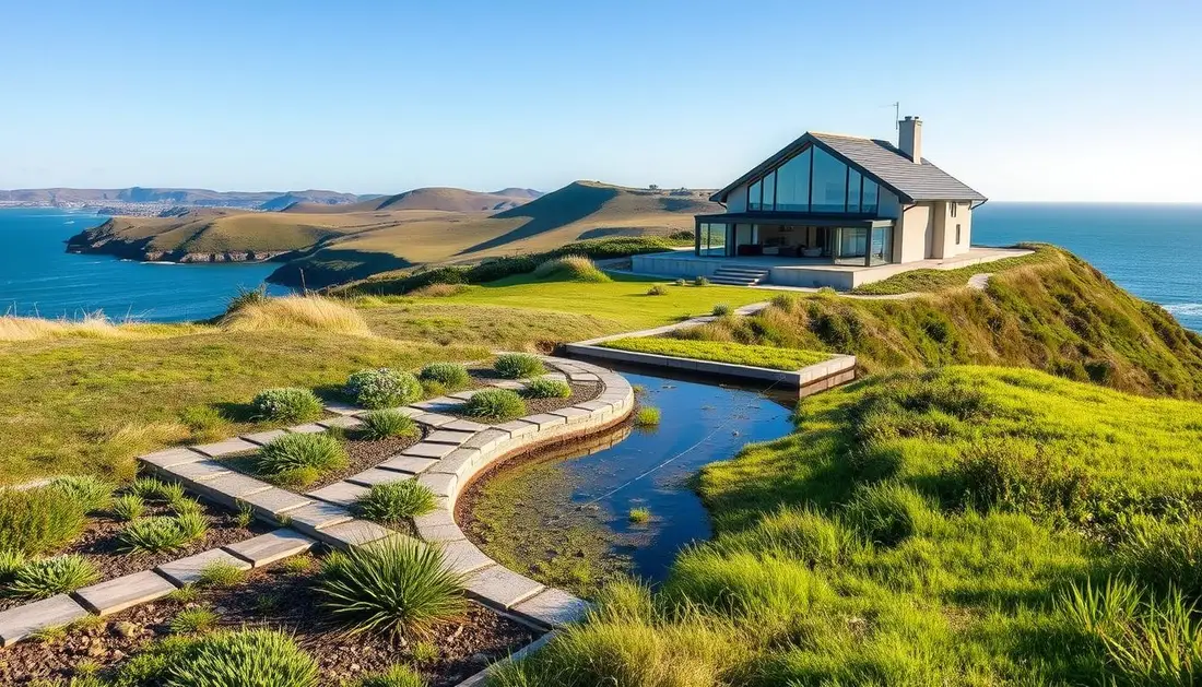 Stormwater management on cut platforms
