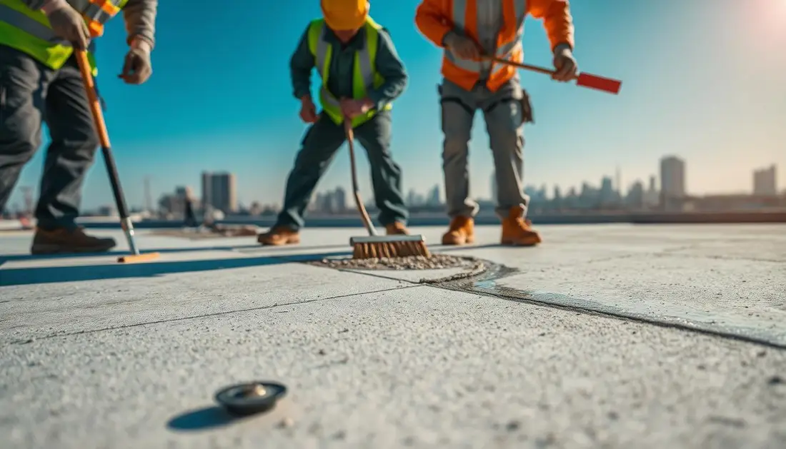 Surface preparation roof — Waterproofing Costs in South Africa