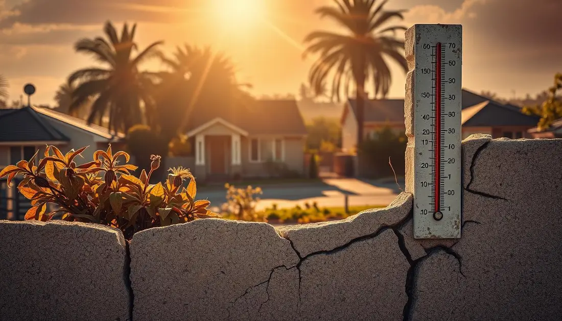 Temperature — Why Boundary Walls Crack and Lean