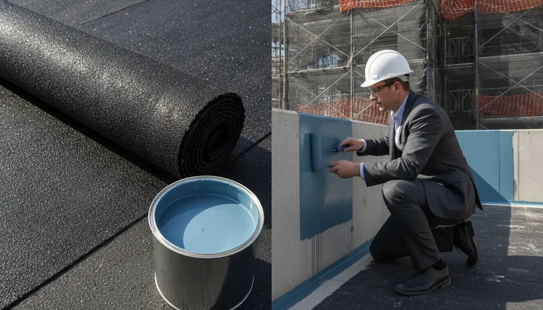 Torch on vs liquid waterproofing
