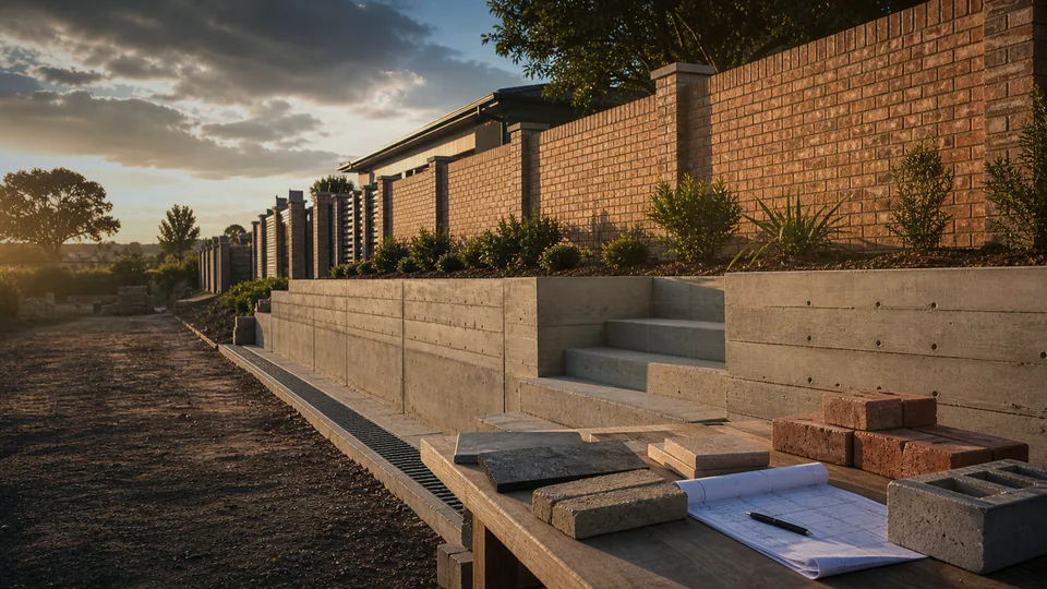 Brick vs Precast Boundary Walls: Brick vs precast wall